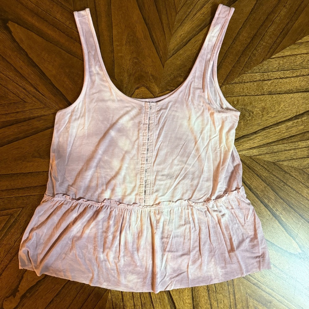 American Eagle Tie-Dye Lilac Tank Top Medium